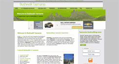 Desktop Screenshot of bushwalktasmania.com